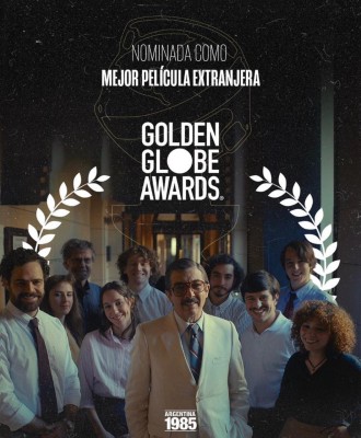 Argentina, 1985” se encuentra nominada en la categoría “Mmejor película extranjera”.