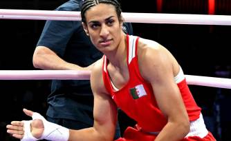 Imane Khelif durante los Juegos Olímpicos París 2024.