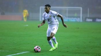 César Blackman durante uno de los partidos frente a Costa Rica.