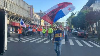 El Suntracs ha mantenido protestas durante la última semana y exige la liberación de sus miembros detenidos.