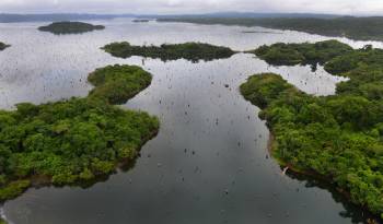 Fotografía aérea del Lago Gatún | Autoridad del Canal de Panamá