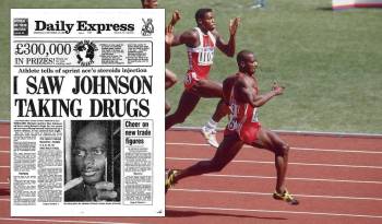 Ben Johnson hizo historia en las Olimpiadas de Seúl, pero una muy triste después de su apoteósica victoria en los 100 metros.