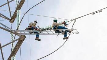 Imagen de trabajadores del sector eléctrico.