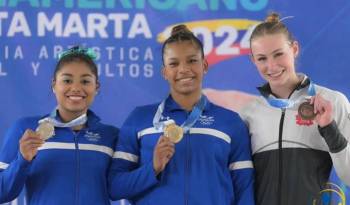 Las gimnastas panameñas Karla Navas y Hillary Heron obtuvieron medalla de oro y plata en salto respectivamente. La medalla de bronce la obtuvo la canadiense Emma Mary.