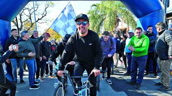 Fotografía de archivo tomada el pasado 24 de agosto del bicicrosista argentino José Augusto Torres Gil, más conocido como Maligno Torres.