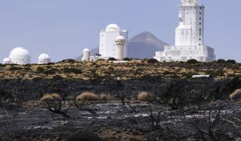 El observatorio del Teide, perteneciente al Instituto de Astrofísica de Canarias.