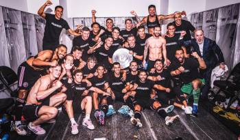 El equipo del Inter Miami celebrando el Supporters’ Shield.