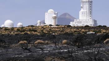 El observatorio del Teide, perteneciente al Instituto de Astrofísica de Canarias.