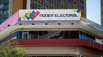 Fotografía de archivo de la sede del Consejo Nacional Electoral (CNE), en Caracas (Venezuela).