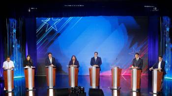 El primer debate presidencial tuvo logar en el Domo Universitario en Curundú.