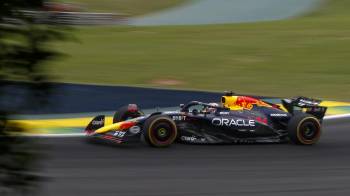 Max Verstappen durante el Gran Premio de Sao Pablo.