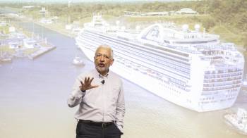 Administrador del Canal de Panamá, Ricaurte Vasquez. Foto | Luis ACOSTA / AFP