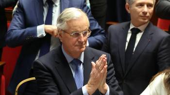 El primer ministro francés, Michel Barnier.