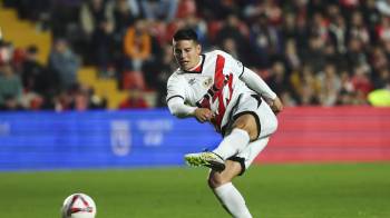 Foto de archivo del centrocampista colombiano James Rodríguez, que ha sido traspasado del Rayo Vallecano al Club León de México.