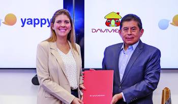 La firma del contrato tuvo lugar el lunes 23 de septiembre y fue suscrita por Carlos H. Rojas, gerente general de Banco Davivienda, y Yolianna Alfaro, directora comercial de Yappy.