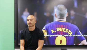 El futbolista Andrés Iniesta.