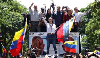 Foto de archivo de la líder opositora de Venezuela, María Corina Machado.