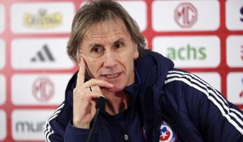 El director técnico de la selección chilena de fútbol, Ricardo Gareca.