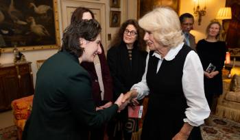 Camila, de 77 años, asistió el martes por la tarde a una recepción con los finalistas del prestigioso premio literario Booker Prize.