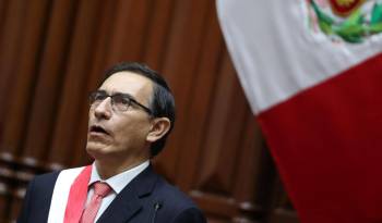 Expresidente de Perú, Martín Vizcarra en una foto de archivo.