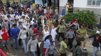 Una de las liberadas por el régimen de Cuba fue Tanía Echevarría, de las Damas de Blanco.