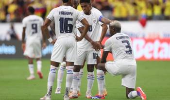 Jugadores de la selección de Panamá durante la reciente Copa América 2024.