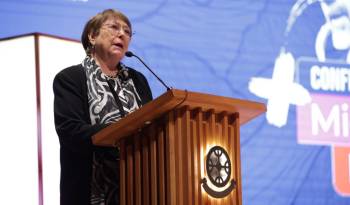 Bachelet ofrecerá su conferencia este 12 de septiembre.