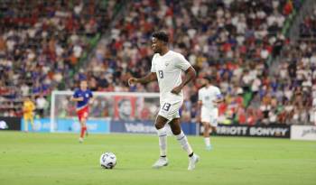 Freddy Góndola durante el encuentro contra Estados Unidos.