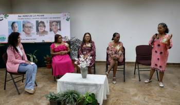 Yeleny Tyñón, Cristina González, Catalina Hernández, Aixa Ruíz y Emérita Martínez.