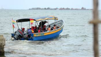 Migrantes con destino a Colombia.