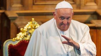 El papa Francisco en una foto de archivo.