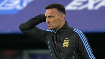 El entrenador argentino, Lionel Scaloni.