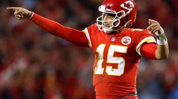 El mariscal de campo de Kansas City Chiefs Patrick Mahomes.