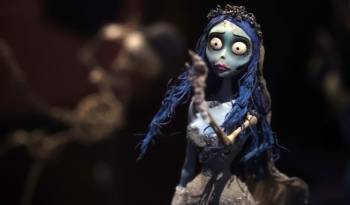 Modelo de la protagonista de Mi novia cadaver del cineasta Tim Burton, parte de la exhibición que estará abierta al público en el Museo del Diseño de Londres hasta el 21 de abril del próximo año.