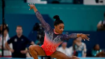 Simone Biles en las olimpiadas 2024.