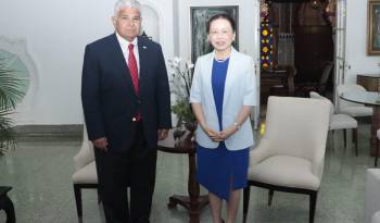 Mulino y Xu se reunieron este 8 de noviembre en el Palacio de las Garzas.