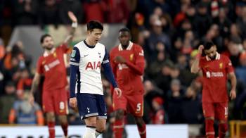 El jugador del Tottenham, Heung-Min Son.