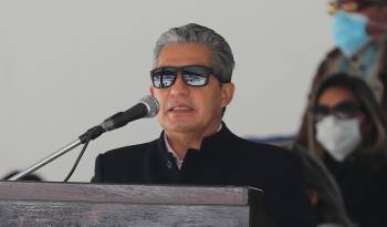 El ministro de Defensa boliviano Edmundo Novillo.