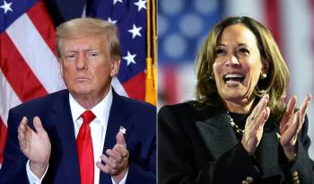 Donald Trump y Kamala Harris.