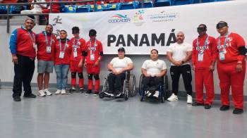 El equipo panameño de goalball ha sido tres veces campeón en los juegos Codicader.