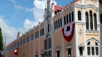 Fachada del Ministerio de Relaciones Exteriores de Panamá.