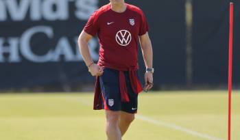 El técnico de la selección de Estados Unidos, Mauricio Pochettino.