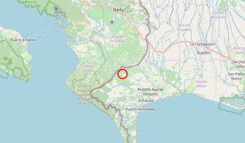 Un sismo de magnitud 5,2 en la escala de Richter sacudió este sábado la frontera entre Panamá y Costa Rica