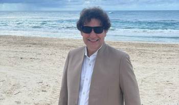 El empresario Juan Carlos Serrate en Punta Cana antes de su regreso, cuando fue detenido en Panamá.