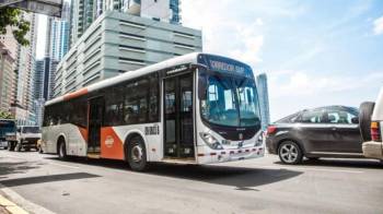 MiBus detalló que no hay reporte de heridos.