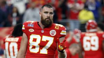 Fotografía de archivo de Travis Kelce, jugador de los Kansas City Chiefs.