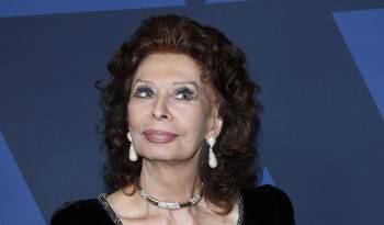 La actriz italiana Sophia Loren en 2019.