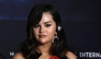 Fotografía de archivo de la actriz Selena Gómez en la conferencia de prensa de 'Emilia Pérez' durante el 77 ° Festival de Cine de Cannes, en Cannes, Francia, el 19 de mayo de 2024.