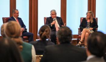 El presidente habló en un evento del Centro Adam Smith para la Libertad Económica.