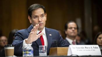 Rubio también disipó las dudas de que los reclamos de Trump busquen otra cosa.